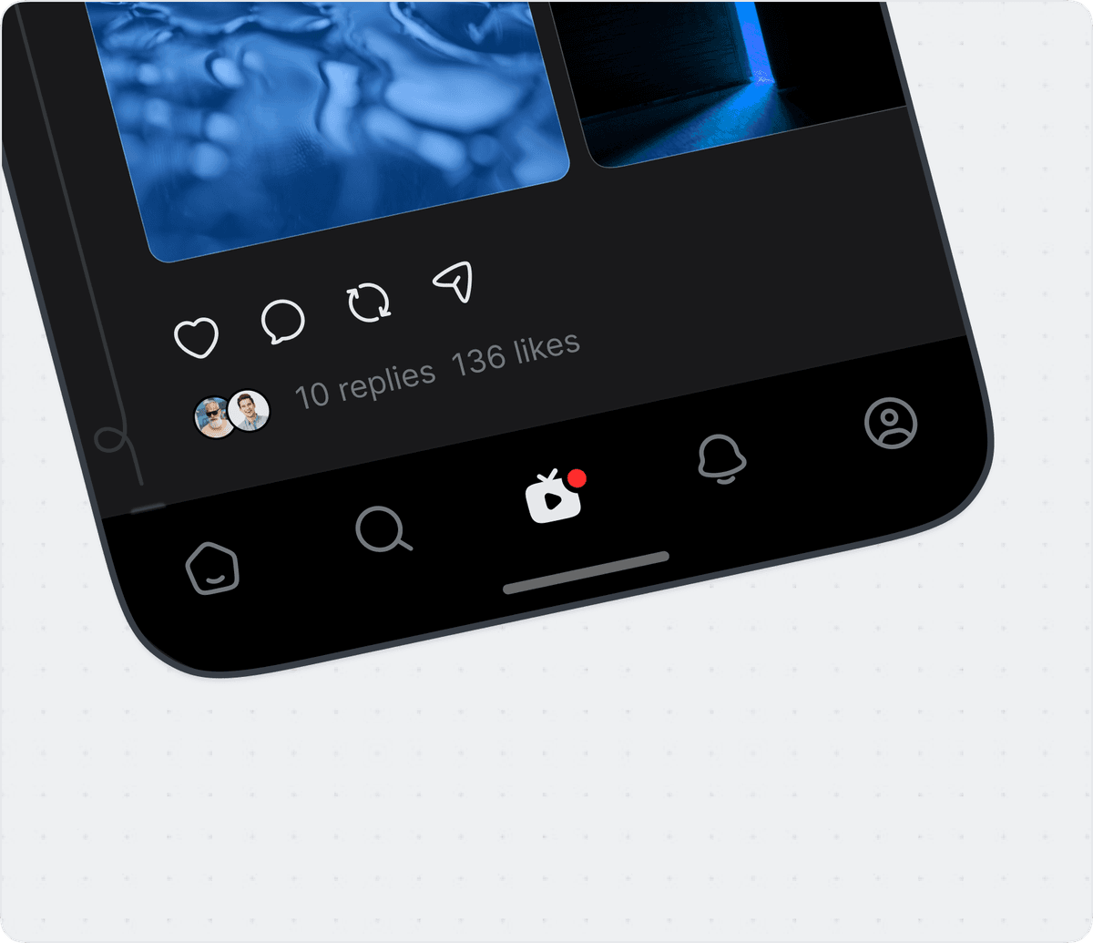 Analytics dashboard with icon integration