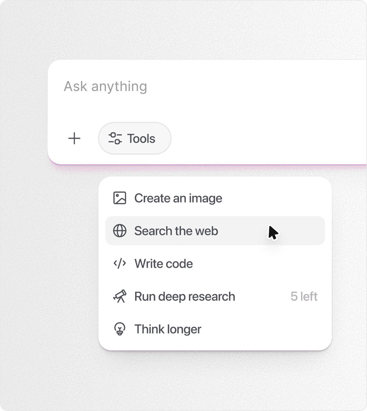 Social media application interface