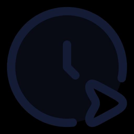 Time Schedule Icon in Duotone Rounded style