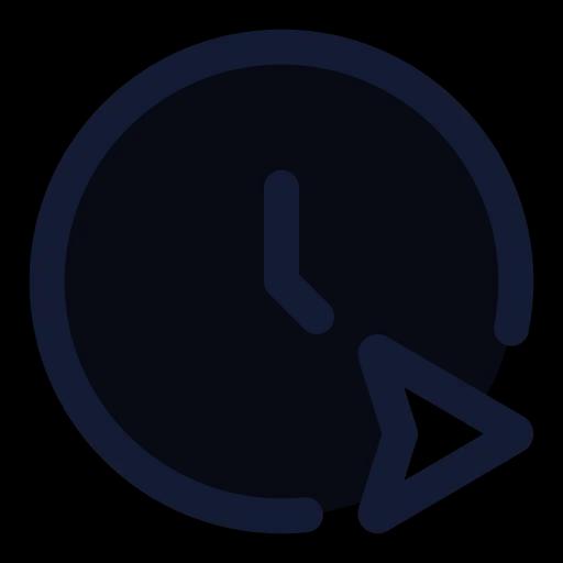 Time Schedule Icon in Duotone Standard style