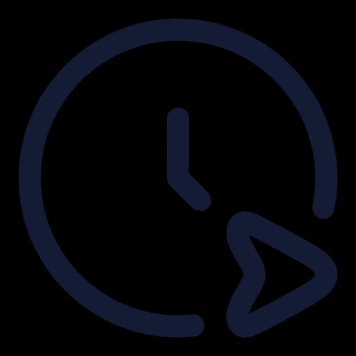 Time Schedule Icon in Stroke Rounded style