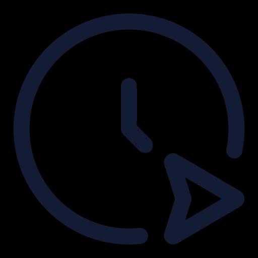 Time Schedule Icon in Stroke Standard style