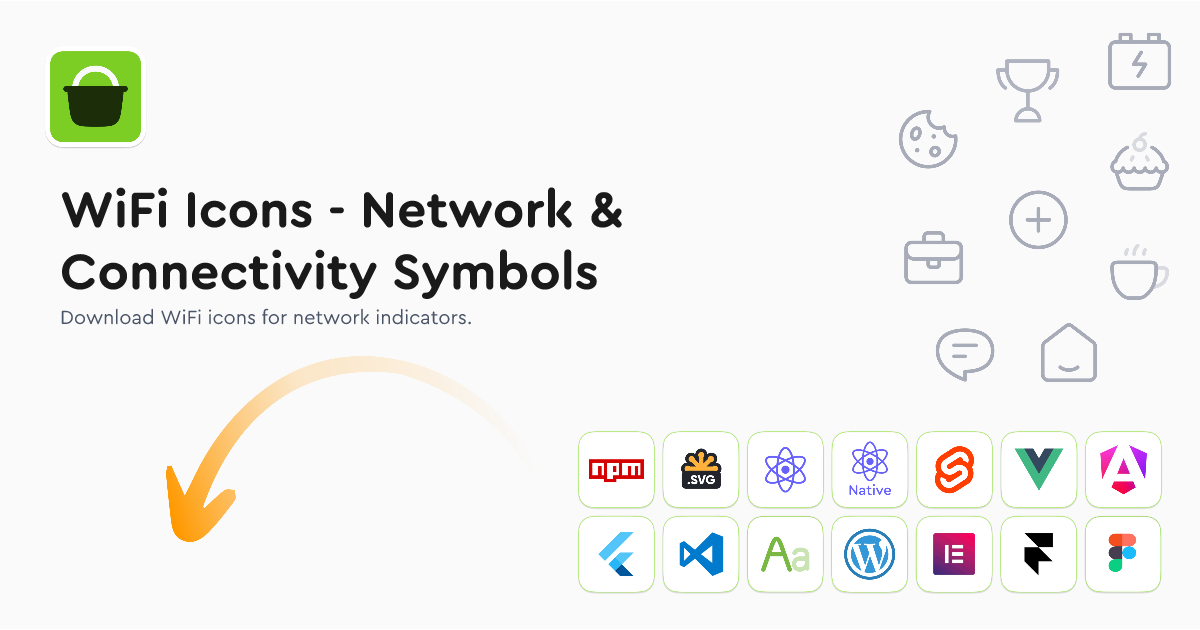 WiFi Icons - Network & Connectivity Symbols
