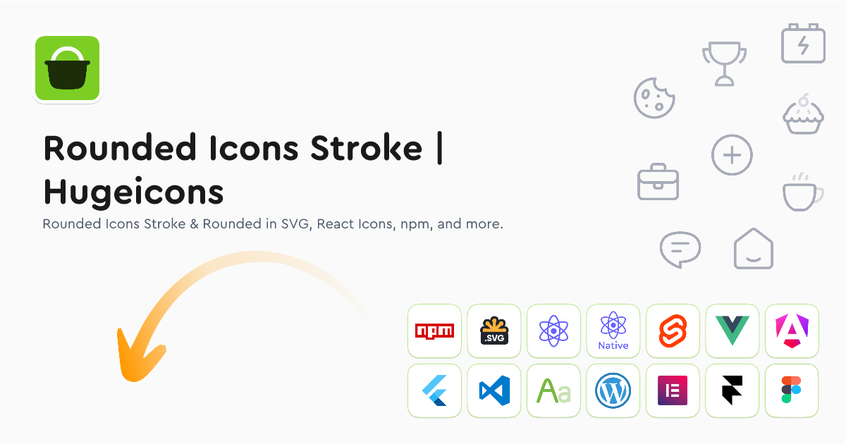 Rounded Icons Stroke | Hugeicons