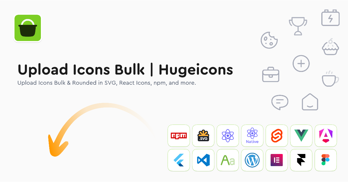 Upload Icons Bulk | Hugeicons