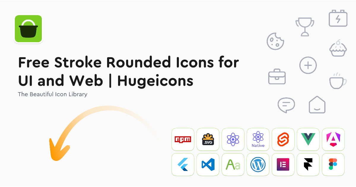 Free Stroke Rounded Icons for UI and Web | Hugeicons
