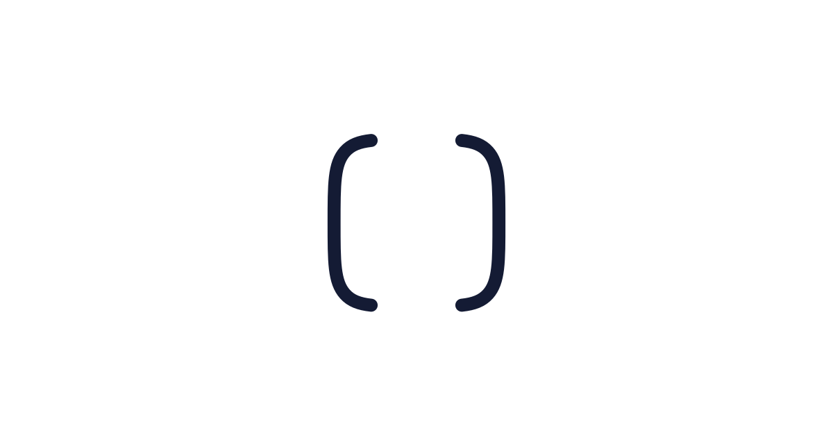 2nd Bracket Icon Free Download | PNG, SVG & Icon Font Format