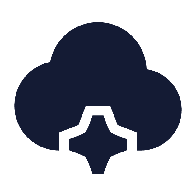 Ai Cloud Icon | Solid | Sharp | Download on Hugeicons Pro