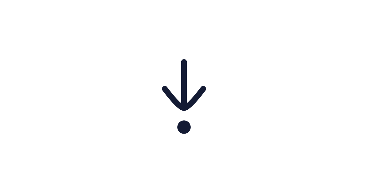 Arrow Down To Dot Icon Free Download | PNG, SVG & Icon Font Format