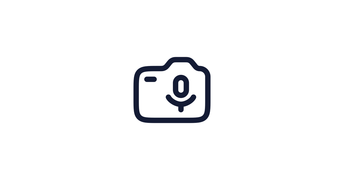 Camera Microphone 02 Icon Free Download | PNG, SVG & Icon Font Format