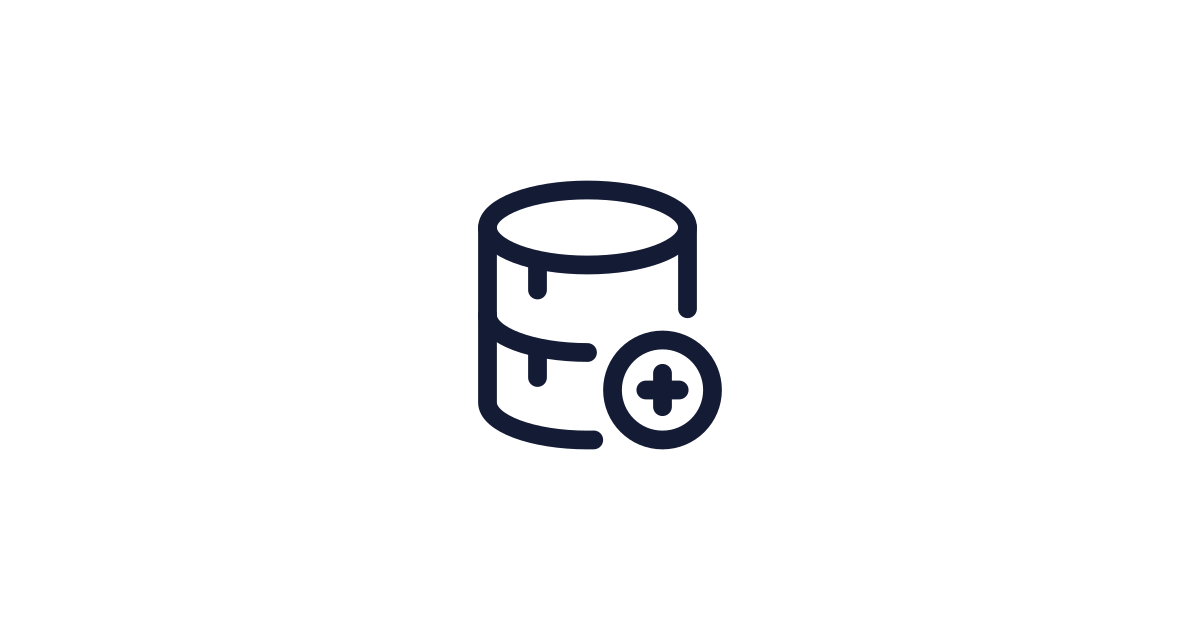 Database Add Icon Free Download | PNG, SVG & Icon Font Format