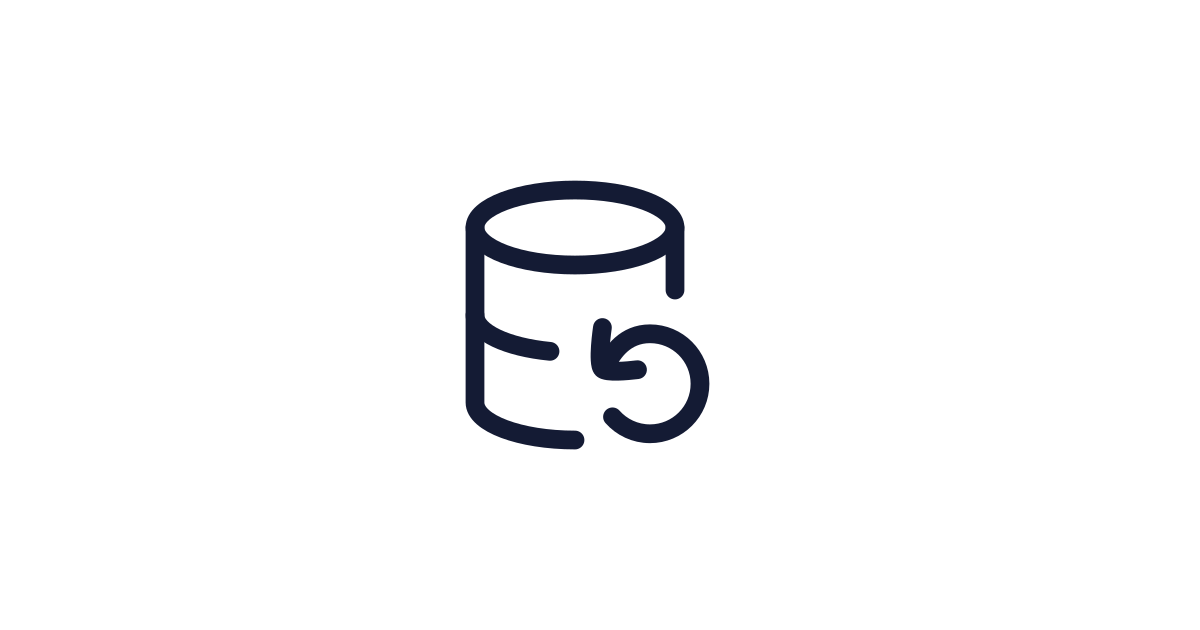Database Backup Icon Free Download | PNG, SVG & Icon Font Format