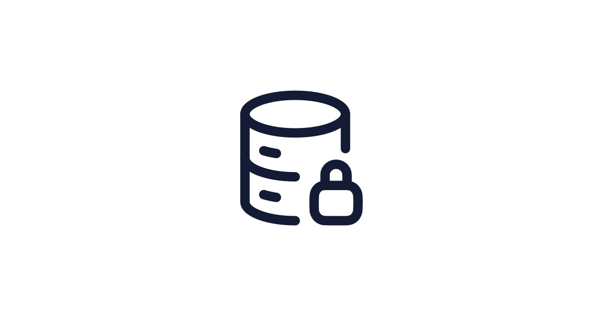 Database Locked Icon Free Download | PNG, SVG & Icon Font Format