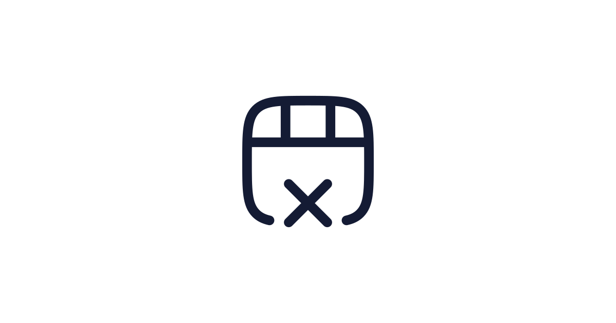 Delete Row Icon Free Download | PNG, SVG & Icon Font Format