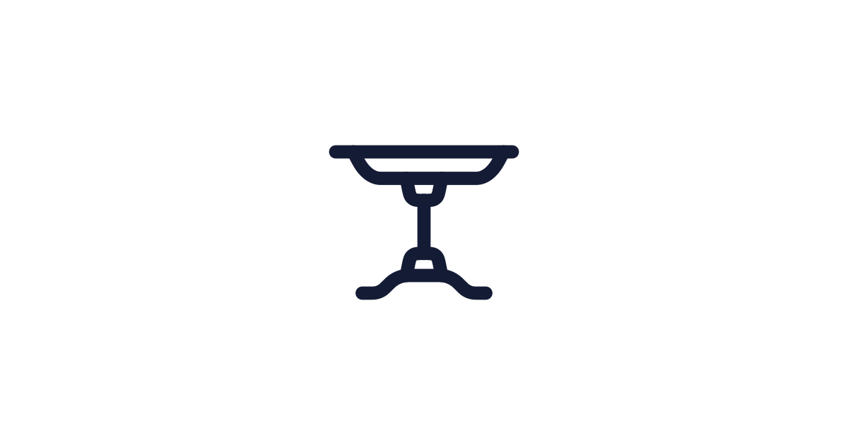 Dining Table Icon Free Download | PNG, SVG & Icon Font Format