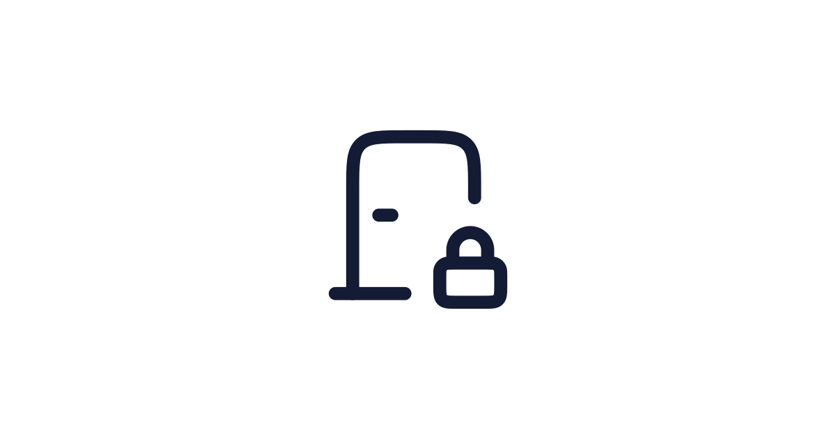 Door Closed Locked Icon Free Download | PNG, SVG & Icon Font Format