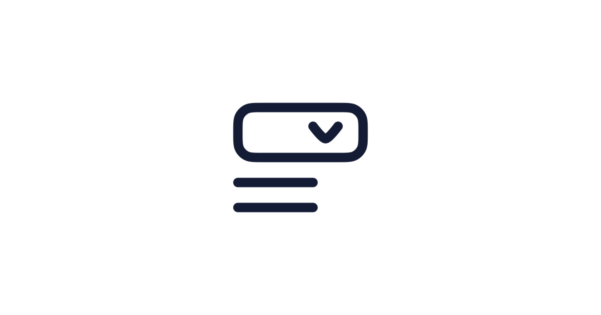 Dropdown Field Type Icon Free Download | PNG, SVG & Icon Font Format