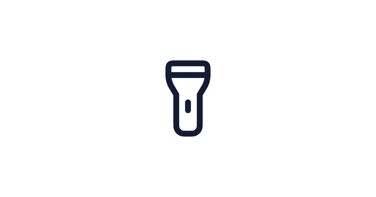 Flashlight Icon Free Download | PNG, SVG & Icon Font Format