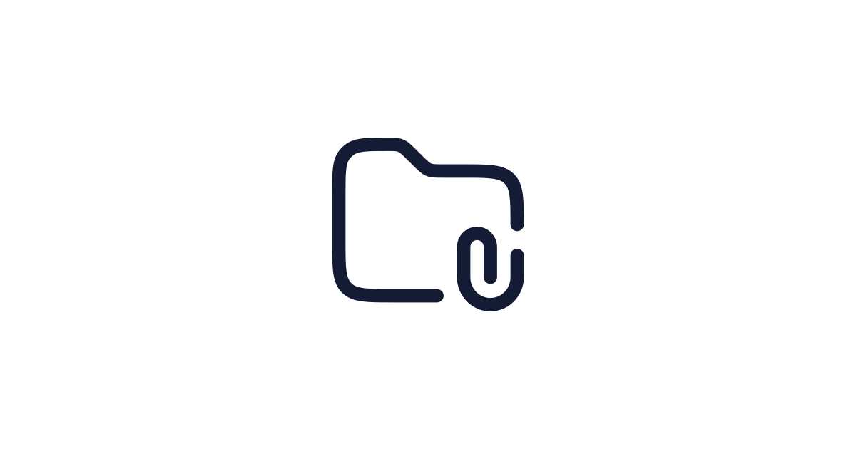 Folder Attachment Icon Free Download | PNG, SVG & Icon Font Format