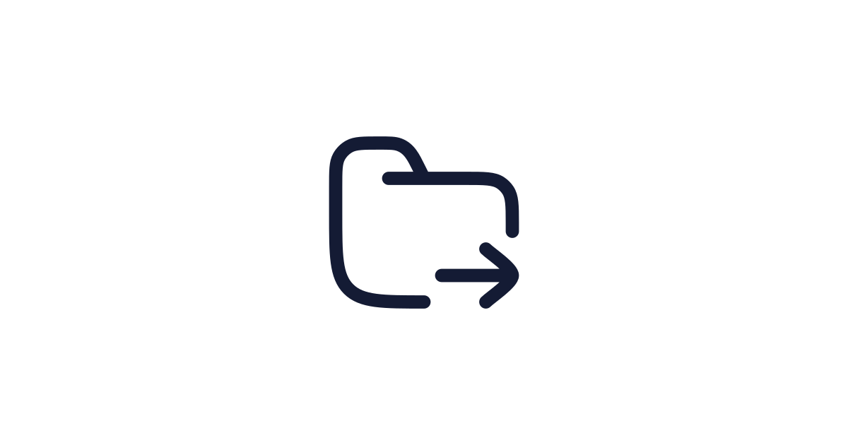 Folder Export Icon Free Download | PNG, SVG & Icon Font Format