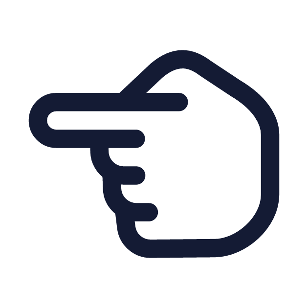 Hand Pointing Left 04 Icon | Stroke | Rounded | Free Download on ...