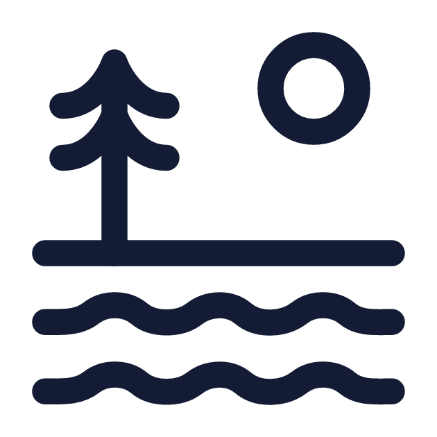 Lake Icon | Stroke | Rounded | Free Download on Hugeicons Pro