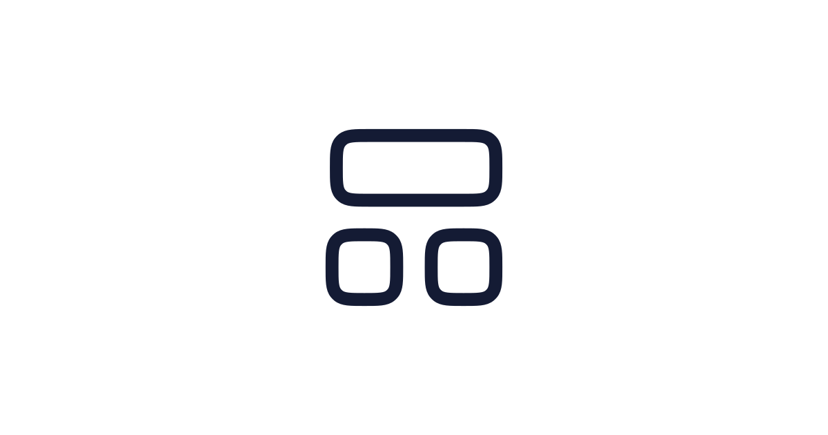 Layout Panel Top Icon Free Download | PNG, SVG & Icon Font Format