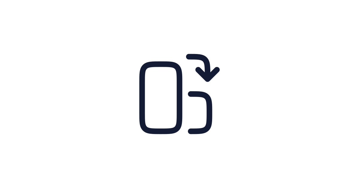 Orientation Potrait To Landscape Icon Free Download | PNG, SVG & Icon ...