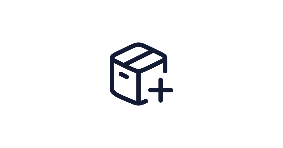 Package Add Icon Free Download | PNG, SVG & Icon Font Format