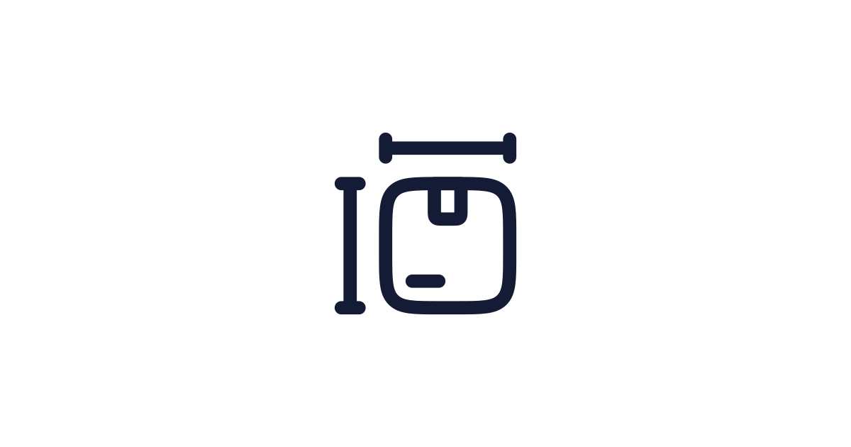 Package Dimensions 01 Icon Free Download | PNG, SVG & Icon Font Format