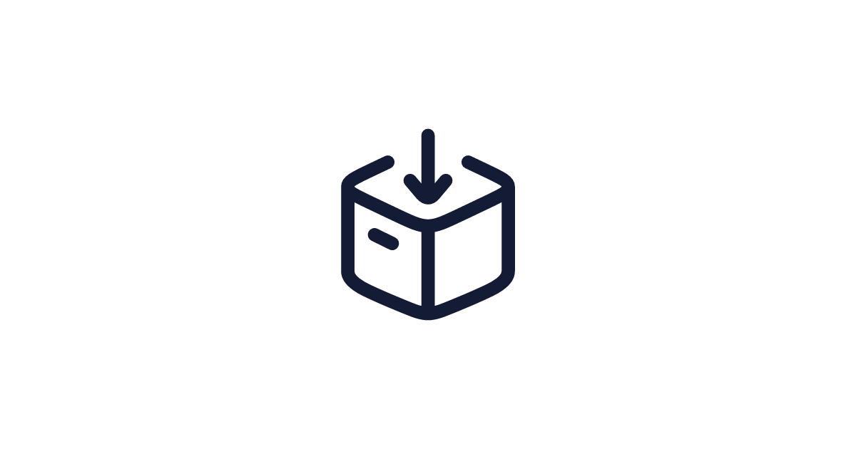 Package Receive Icon - Download Stroke Style | Hugeicons