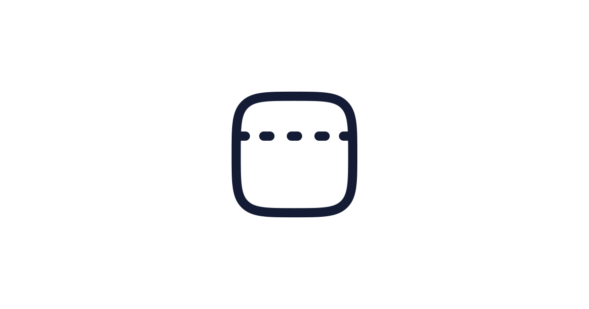Panel Top Dashed Icon Free Download | PNG, SVG & Icon Font Format