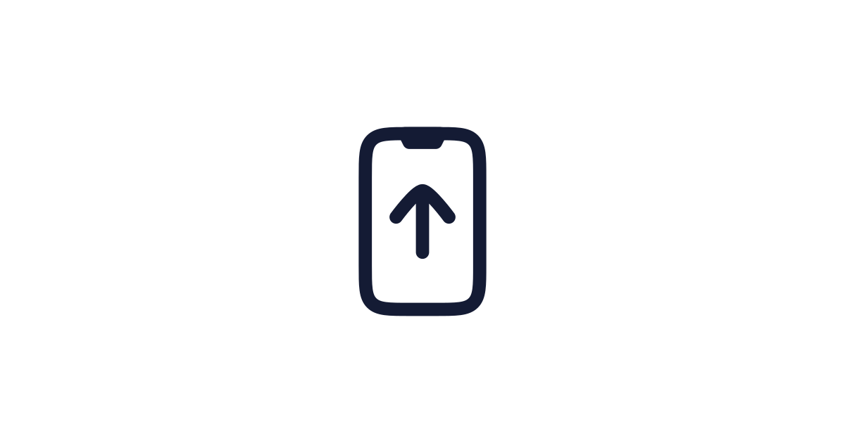 Phone Arrow Up Icon Free Download | PNG, SVG & Icon Font Format