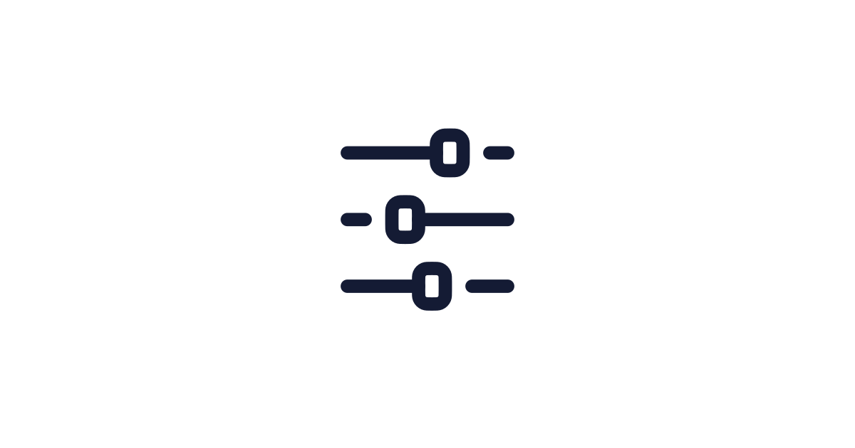 Preference Horizontal Icon Free Download | PNG, SVG & Icon Font Format