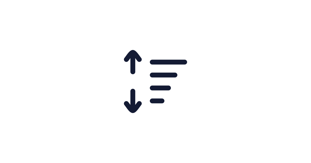 Sorting 05 Icon Free Download | PNG, SVG & Icon Font Format
