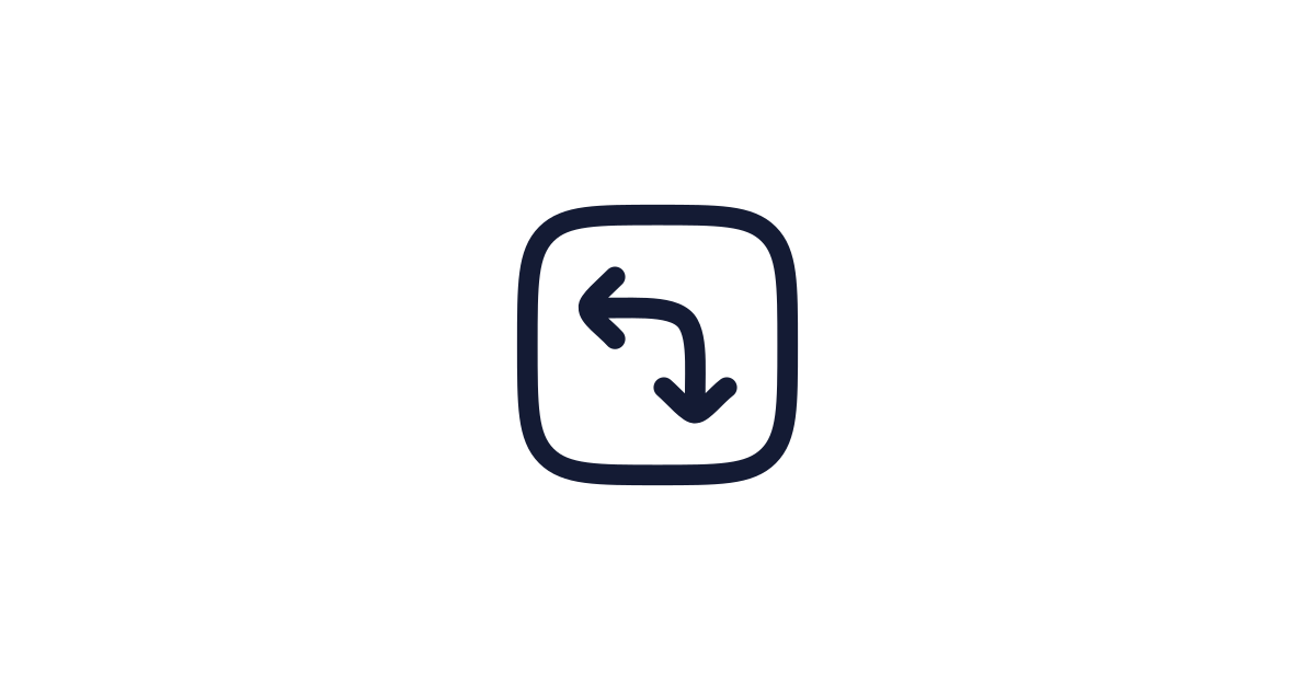 Square Arrow Move Left Down Icon Free Download | PNG, SVG & Icon Font ...