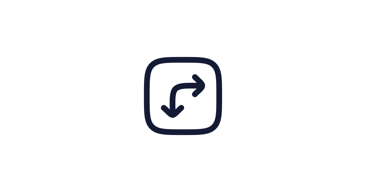 Square Arrow Move Right Down Icon Free Download | PNG, SVG & Icon Font ...