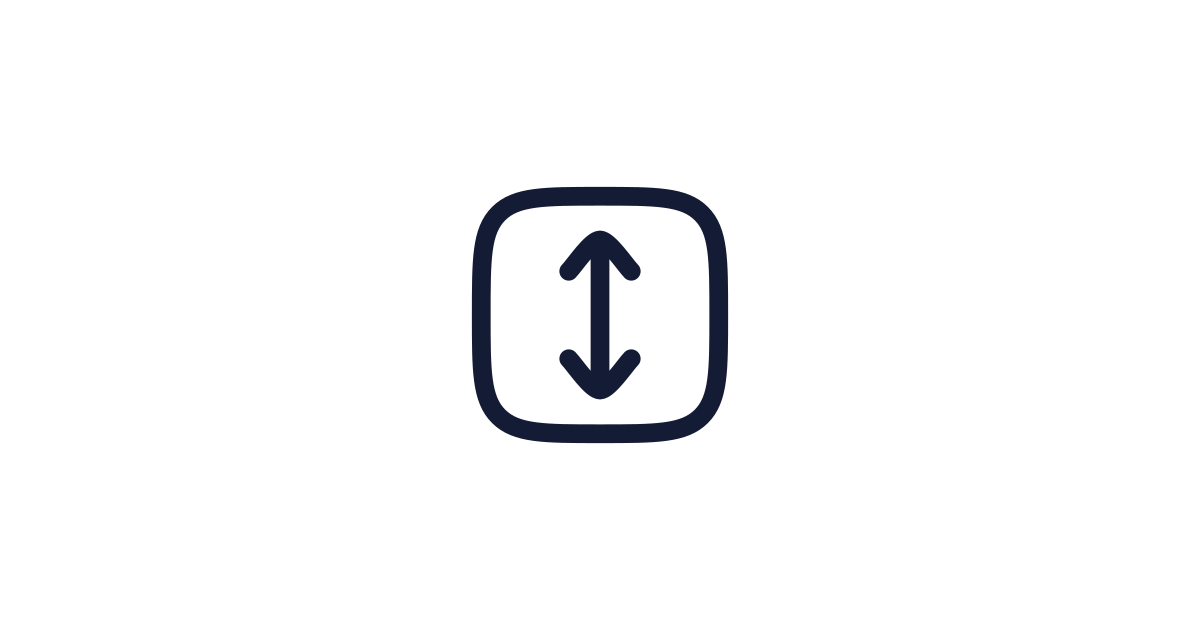 Square Arrow Vertical Icon Free Download | PNG, SVG & Icon Font Format