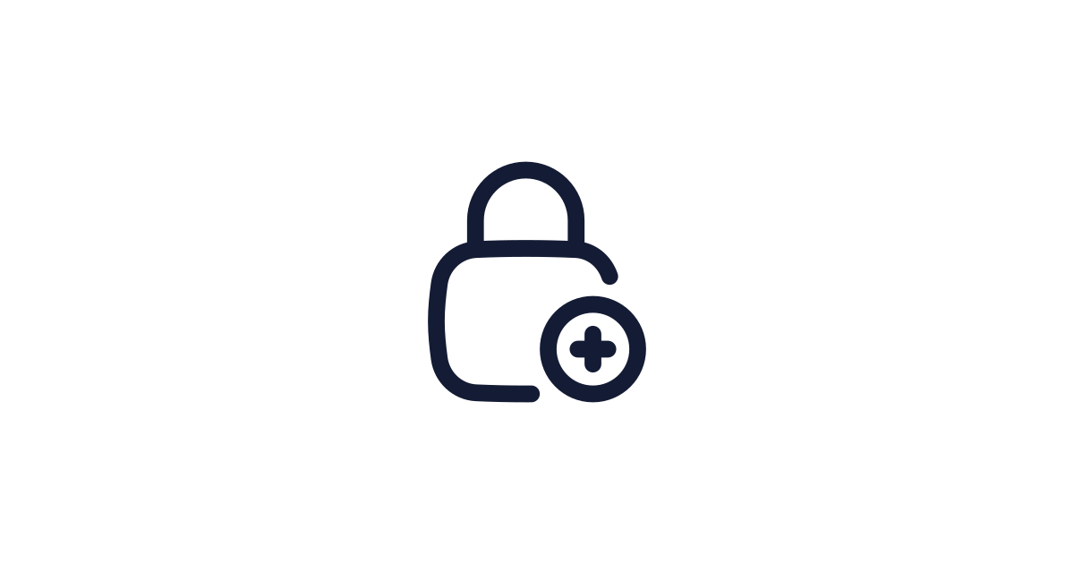 Square Lock Add 02 Icon Free Download | PNG, SVG & Icon Font Format