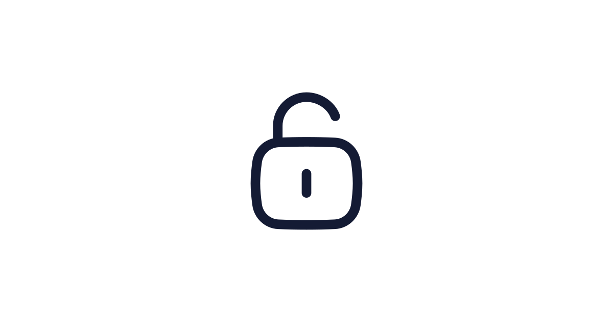 Square Unlock 01 Icon Free Download | PNG, SVG & Icon Font Format