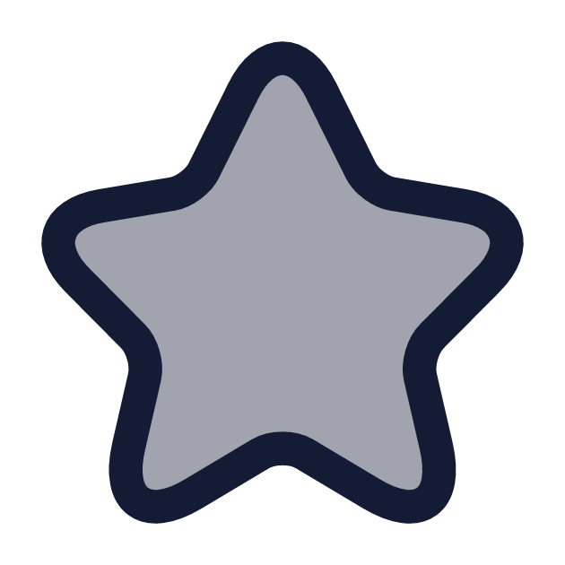 Star Icon | Duotone | Rounded | Download on Hugeicons Pro