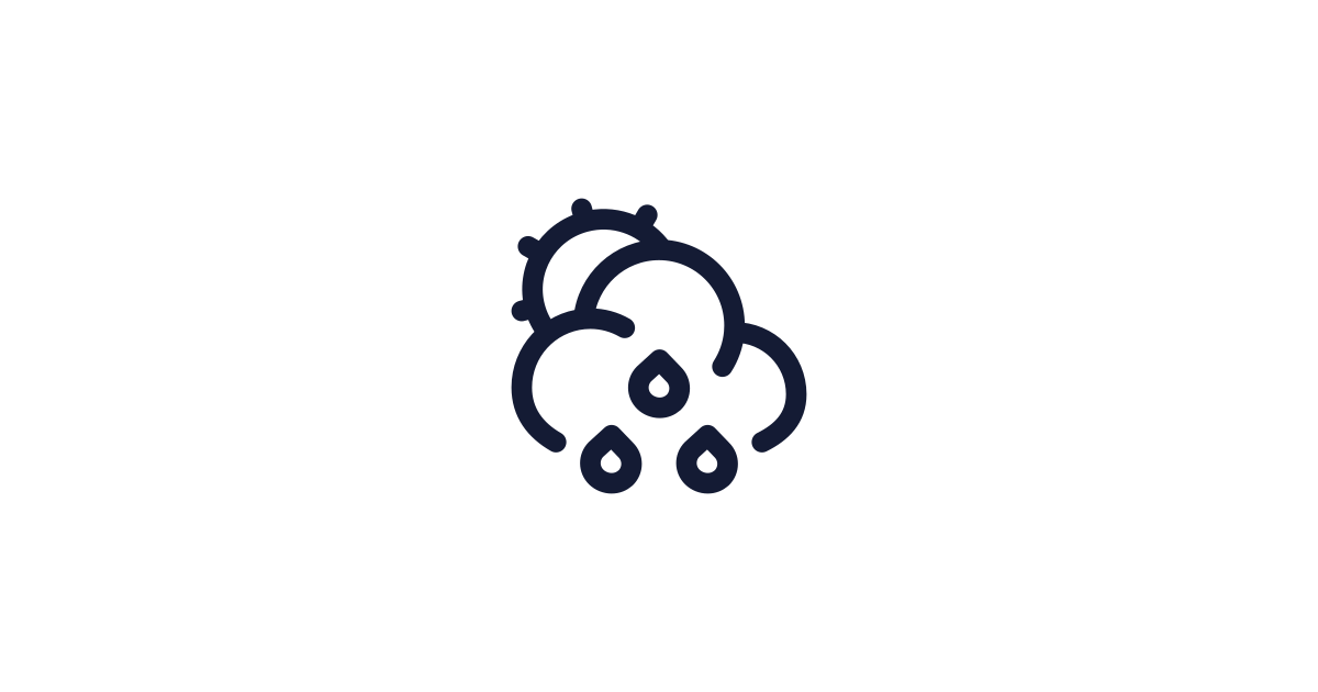 Sun Cloud Mid Rain 02 Icon Free Download | PNG, SVG & Icon Font Format