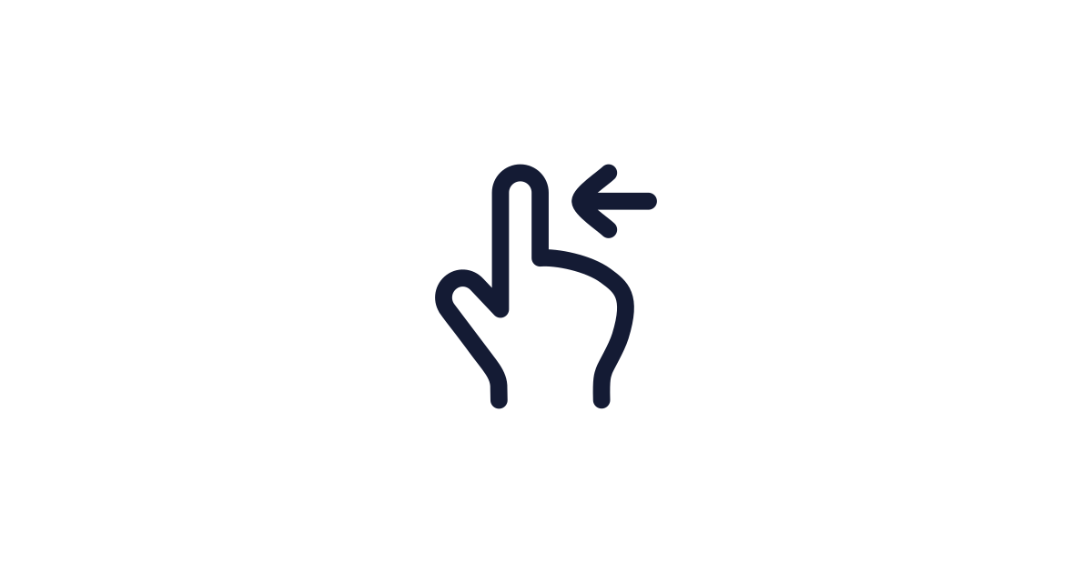 Swipe Left 01 Icon Free Download | PNG, SVG & Icon Font Format