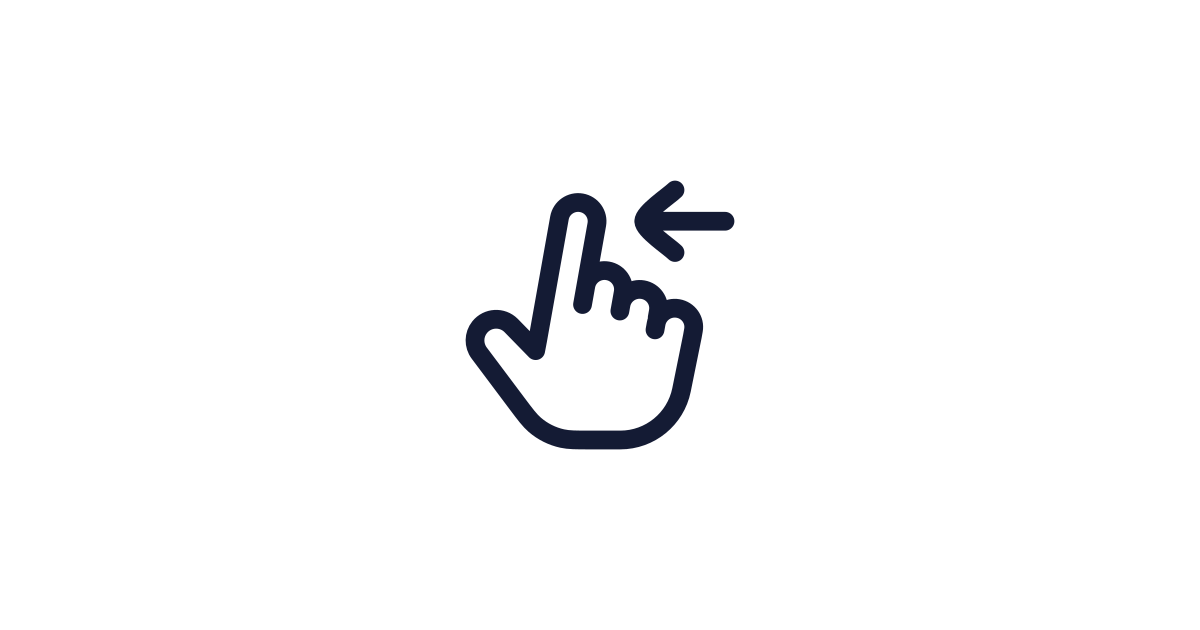 Swipe Left 09 Icon Free Download | PNG, SVG & Icon Font Format