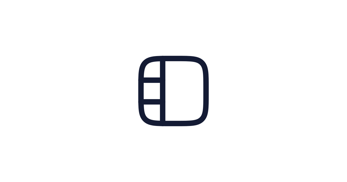 View Sidebar Left Icon Free Download | PNG, SVG & Icon Font Format