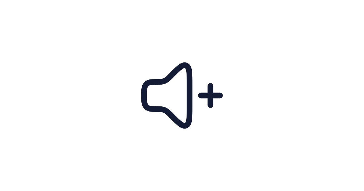 Volume Up Icon Free Download | PNG, SVG & Icon Font Format