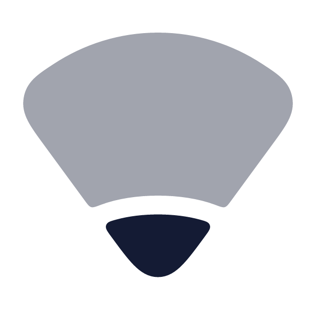 Wifi Low Signal Icon | Bulk | Rounded | Hugeicons Pro