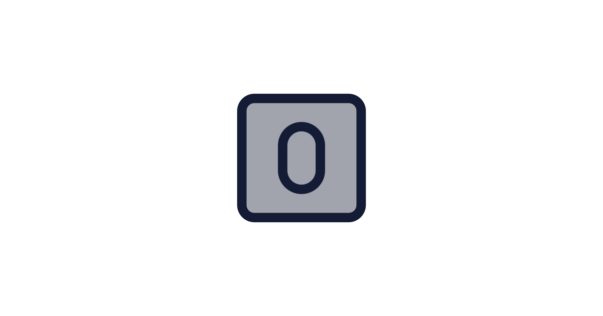 Zero Square Icon Free Download | PNG, SVG & Icon Font Format