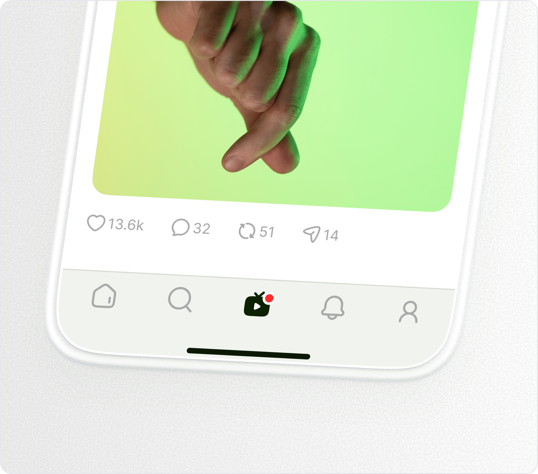 Website features section with Hugeicons