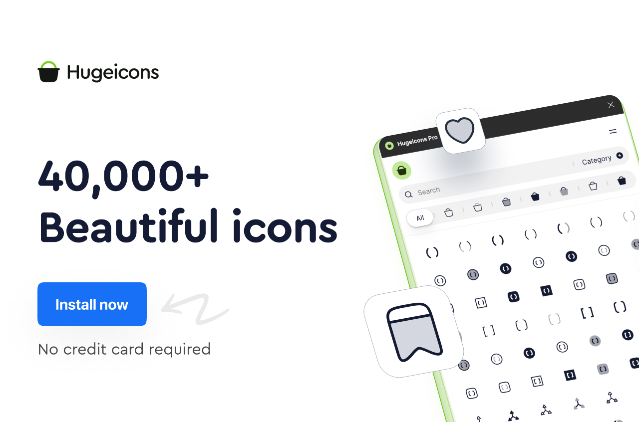 40,000+ Beautiful icons